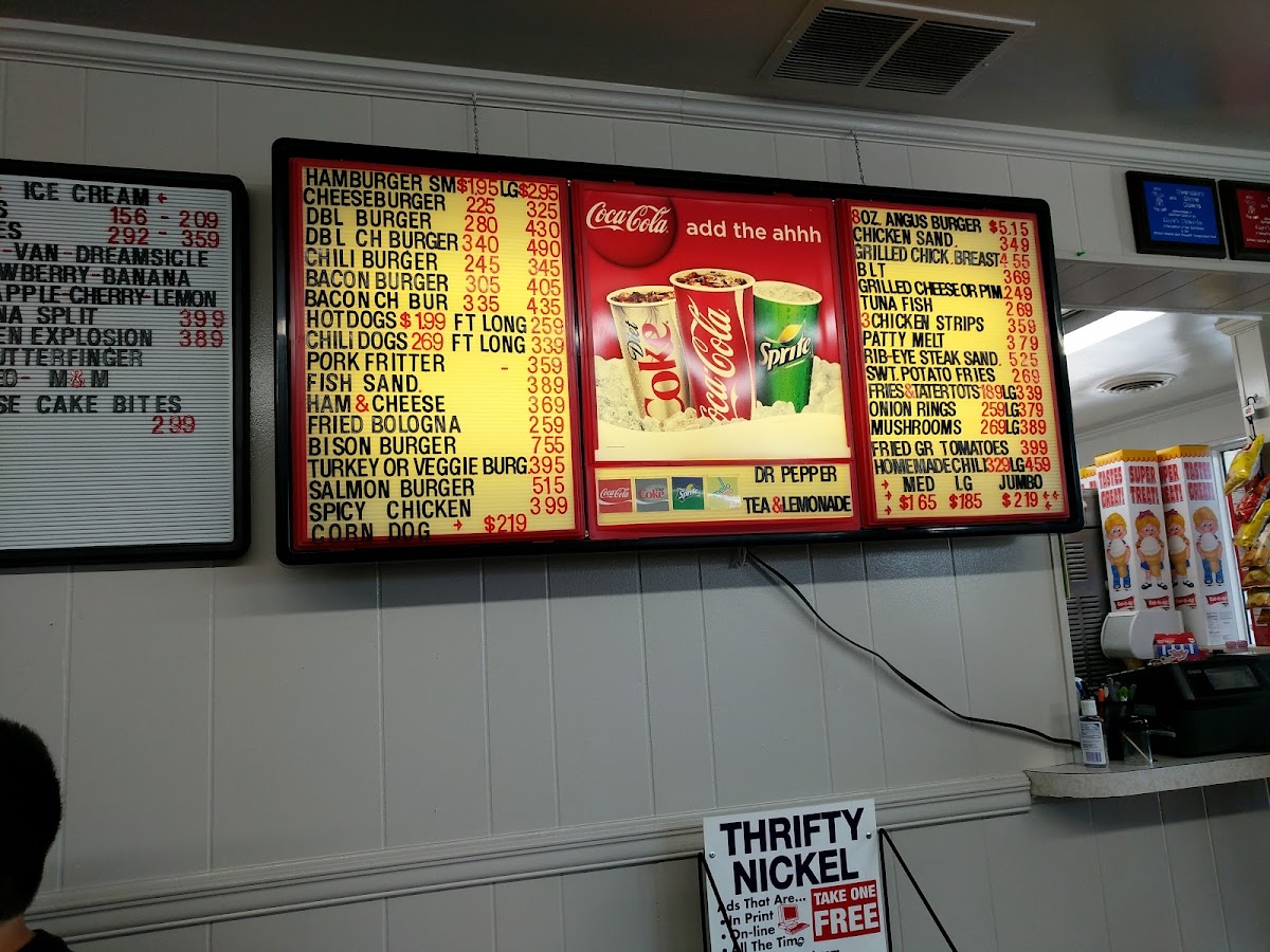 Menu Gary's Drive In-10